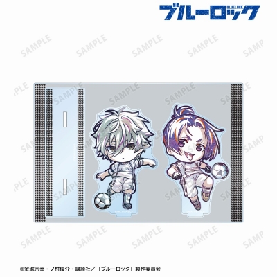 【グッズ-スタンドポップ】TVアニメ『ブルーロック』 凪 誠士郎&御影 玲王 デフォルメAni-Art パーツ付きBIGアクリルスタンド ver.C【再販】
