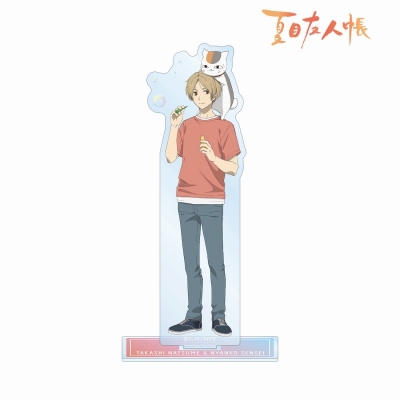 【グッズ-スタンドポップ】夏目友人帳 描き下ろしイラスト 夏目貴志&ニャンコ先生 シャボン玉ver. BIGアクリルスタンド【再販】
