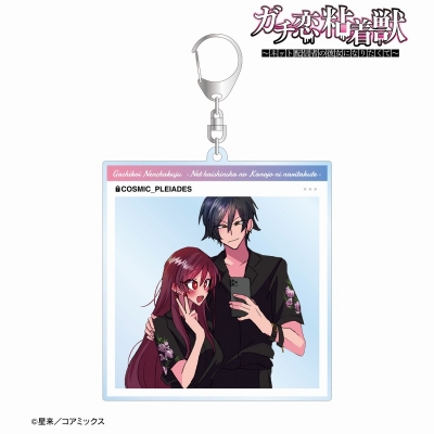 【グッズ-キーホルダー】ガチ恋粘着獣 ~ネット配信者の彼女になりたくて~ スバル&雛姫 フォトフレーム風BIGアクリルキーホルダー【再販】