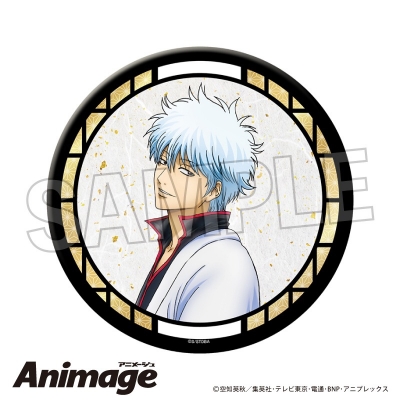 【グッズ-バッチ】銀魂 ギラギラ缶バッジ 大 1【再販】