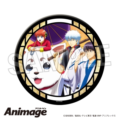 【グッズ-バッチ】銀魂 ギラギラ缶バッジ 大 5【再販】