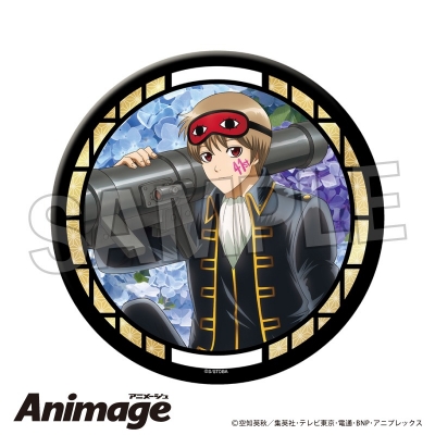 【グッズ-バッチ】銀魂 ギラギラ缶バッジ 大 7【再販】