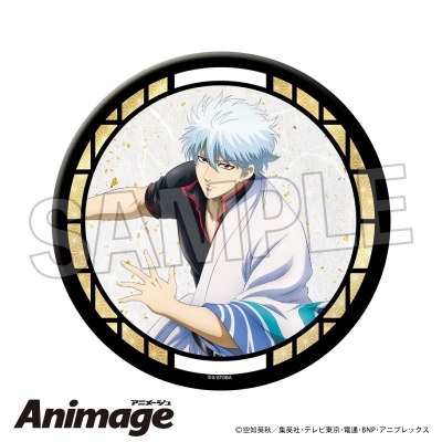【グッズ-バッチ】銀魂 ギラギラ缶バッジ 大 9【再販】
