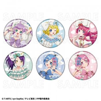 グッズ-バッチ】プリパラ さんくす♡ハッピーリボンコーデ 