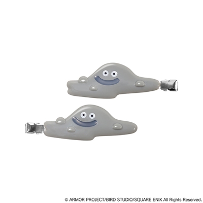 【グッズ-ヘアバンド】スマイルスライム コスメ&ビューティー はぐれメタルのヘアクリップ2P【再販】