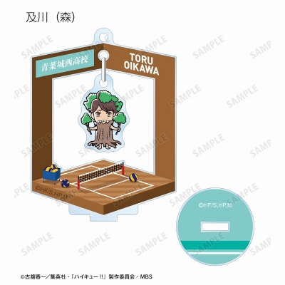 【グッズ-キーホルダー】ハイキュー!! トレーディング マスコットシリーズ ゆらゆらアクリルスタンドキーチェーン ver.C【再販】