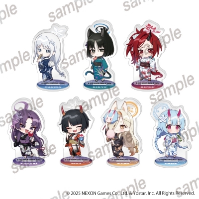 【グッズ-スタンドポップ】ブルーアーカイブ ミニアクリルスタンド コンプリートセット【まねきねこコラボ第2弾】