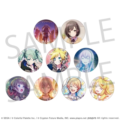 【グッズ-バッチ】プロジェクトセカイ カラフルステージ! feat. 初音ミク グリッター缶バッジ イベントイラストコレクション vol.5 B【再販】