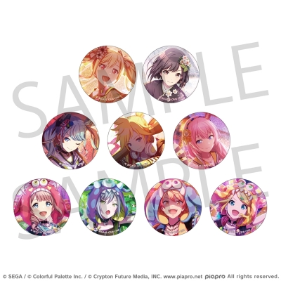 【グッズ-バッチ】プロジェクトセカイ カラフルステージ! feat. 初音ミク グリッター缶バッジ イベントイラストコレクション vol.6 B【再販】