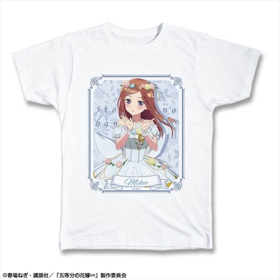 【グッズ-Tシャツ】五等分の花嫁∽ Tシャツ XLサイズ デザイン03(中野三玖/花の妖精ver.)【描き下ろし】【再販】