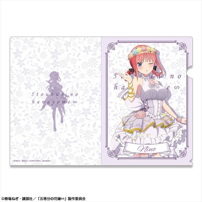 【グッズ-クリアファイル】五等分の花嫁∽ クリアファイル デザイン02(中野二乃/花の妖精ver.)【描き下ろし】【再販】