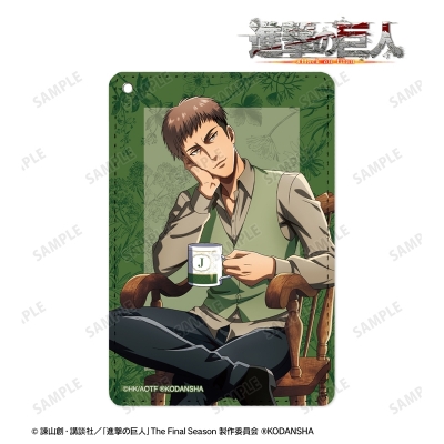 【グッズ-パスケース】TVアニメ『進撃の巨人』 描き下ろしイラスト ジャン ティータイムver. 1ポケットパスケース【再販】