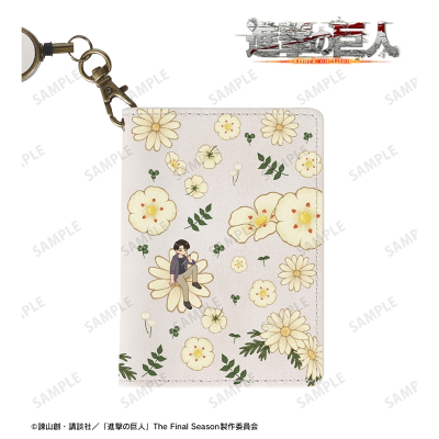 【グッズ-パスケース】TVアニメ『進撃の巨人』 リヴァイ Botania 第2弾 ヌバック調4ポケットパスケース【再販】