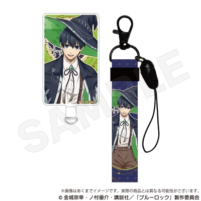 【グッズ-携帯グッズ】ブルーロック ストラップ付きフォンタブ 魔法使いver. 潔 世一【再販】