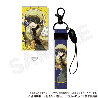 【グッズ-携帯グッズ】ブルーロック ストラップ付きフォンタブ 魔法使いver. 蜂楽 廻【再販】