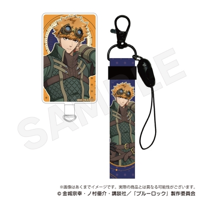 【グッズ-携帯グッズ】ブルーロック ストラップ付きフォンタブ 魔法使いver. 國神 錬介【再販】