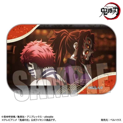 【グッズ-バッチ】アニメ「鬼滅の刃」刀鍛冶の里編 メモリーズスクエア缶バッジ 鬼ver. 黒死牟&猗窩座【再販】
