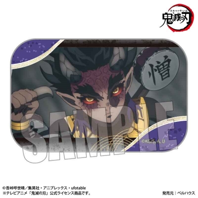【グッズ-バッチ】アニメ「鬼滅の刃」刀鍛冶の里編 メモリーズスクエア缶バッジ 鬼ver. 憎珀天【再販】