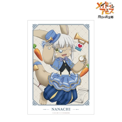 【グッズ-ポスター】メイドインアビス 烈日の黄金郷 描き下ろし ナナチ 不思議の国のアリスver. A3マット加工ポスター【再販】