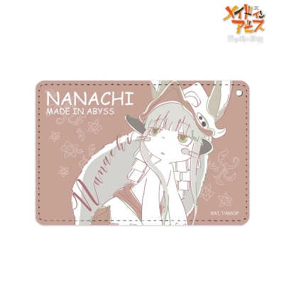 【グッズ-パスケース】劇場版メイドインアビス 深き魂の黎明 ナナチ lette-graph 1ポケットパスケース【再販】