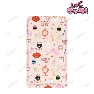 【グッズ-電化製品】しゅごキャラ! モチーフ柄 モバイルバッテリー ピンク【再販】