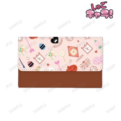 【グッズ-キーケース】しゅごキャラ! モチーフ柄 キーケース ピンク【再販】