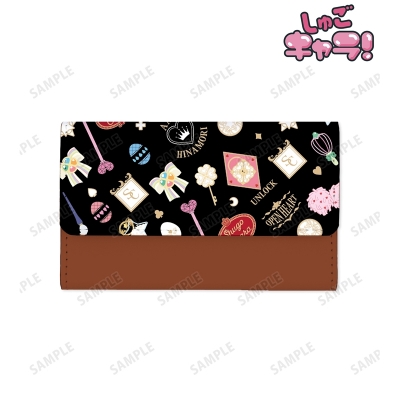 【グッズ-キーケース】しゅごキャラ! モチーフ柄 キーケース ブラック【再販】