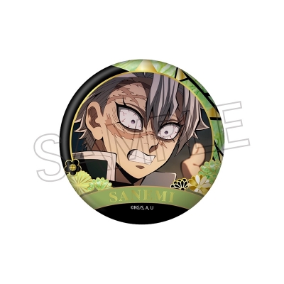 【グッズ-バッチ】鬼滅の刃 螺鈿風シリーズ 缶バッジ Vol.4 不死川実弥【再販】