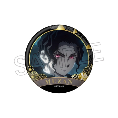 【グッズ-バッチ】鬼滅の刃 螺鈿風シリーズ 缶バッジ Vol.4 鬼舞辻無惨【再販】