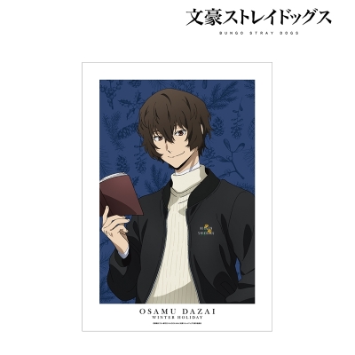 【グッズ-ポスター】文豪ストレイドッグス 描き下ろしイラスト 太宰治 冬の休日ver. A3マット加工ポスター【再販】