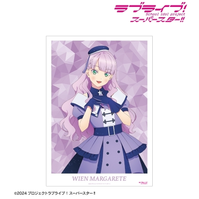 【グッズ-ポスター】ラブライブ!スーパースター!! 描き下ろし ウィーン・マルガレーテ スーパースター!!ver. A3マット加工ポスター【再販】