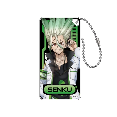 【グッズ-キーホルダー】Dr.STONE サイバーパンク ドミテリアキーチェーン 石神千空【再販】