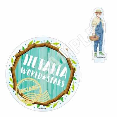 【グッズ-コースター】アニメ「ヘタリア World★Stars」 収穫祭 アクリルスタンドコースター イギリス【再販】