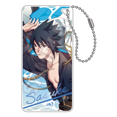 【グッズ-キーホルダー】NARUTO -ナルト- 疾風伝 マリンルック ドミテリアキーチェーンJr. うちはサスケ【再販】