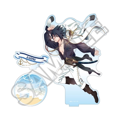 【グッズ-スタンドポップ】NARUTO -ナルト- 疾風伝 マリンルック アクリルスタンド うちはサスケ【再販】