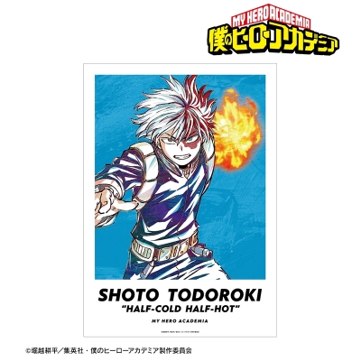 【グッズ-ポスター】TVアニメ『僕のヒーローアカデミア』 轟焦凍 Ani-Art 第5弾 A3マット加工ポスター【再販】