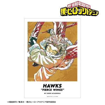 【グッズ-ポスター】TVアニメ『僕のヒーローアカデミア』 ホークス Ani-Art 第5弾 A3マット加工ポスター【再販】
