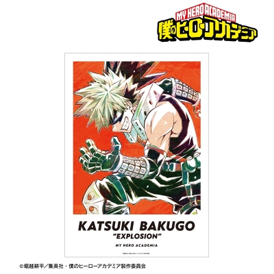 【グッズ-ポスター】TVアニメ『僕のヒーローアカデミア』 爆豪勝己 Ani-Art 第6弾 A3マット加工ポスター【再販】