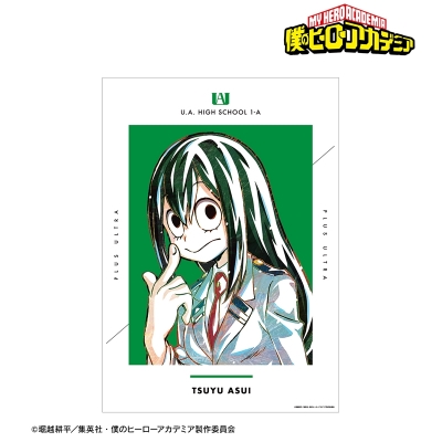 【グッズ-ポスター】TVアニメ『僕のヒーローアカデミア』 蛙吹梅雨 Ani-Art 第4弾 vol.2 A3マット加工ポスター【再販】