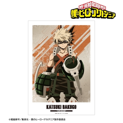 【グッズ-ポスター】TVアニメ『僕のヒーローアカデミア』 爆豪勝己 A3マット加工ポスター vol.2【再販】