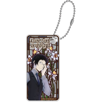 【グッズ-キーホルダー】文豪ストレイドッグス ドミテリアキーチェーン vol2芥川龍之介【再販】