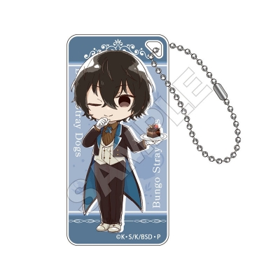 【グッズ-キーホルダー】文豪ストレイドッグス Sketchu! バトラー ドミテリアキーチェーンJr. 太宰治【再販】