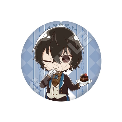 【グッズ-バッチ】文豪ストレイドッグス Sketchu! バトラー 缶バッジ 太宰治【再販】