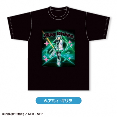 【グッズ-Tシャツ】アニメ『魔入りました!入間くん』 コラボTシャツ<6.アミィ・キリヲ>【カラオケの鉄人コラボVol.4】
