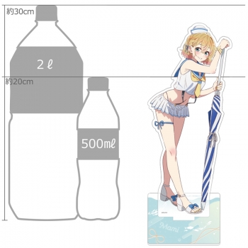 グッズ-スタンドポップ】彼女、お借りします 描き下ろし特大アクリル 