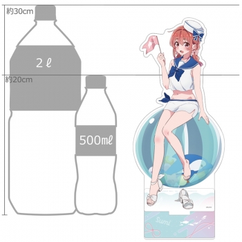 グッズ-スタンドポップ】彼女、お借りします 描き下ろし特大アクリル 