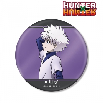 グッズ-バッチ】HUNTER×HUNTER 描き下ろし キルア 歩みver. BIG缶 HUNTER×HUNTER アニアート 缶バッジ キルア