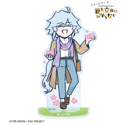 【グッズ-スタンドポップ】アニメ「Fate/Grand Order 藤丸立香はわからない」 槌田先生 描き下ろし マーリン お花見ver. BIGアクリルスタンド【再販】