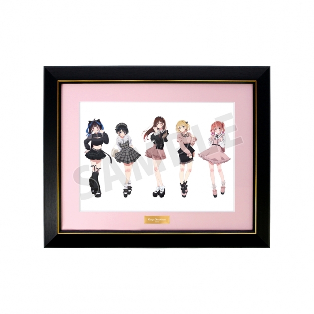 【グッズ-ボード】TVアニメ『彼女、お借りします』 描き下ろし 集合 ガーリーファッションver. キャラファイングラフ【再販】