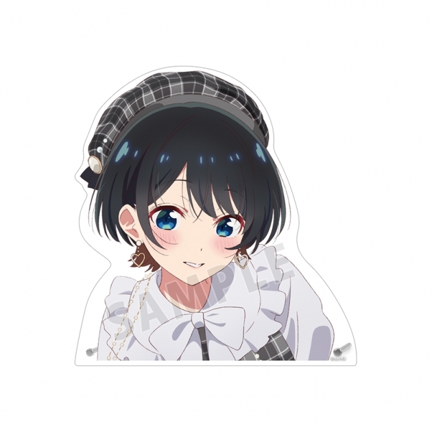 【グッズ-スタンドポップ】TVアニメ『彼女、お借りします』 描き下ろし 更科瑠夏 ガーリーファッションver. 特大ダイカットアクリルパネル【再販】